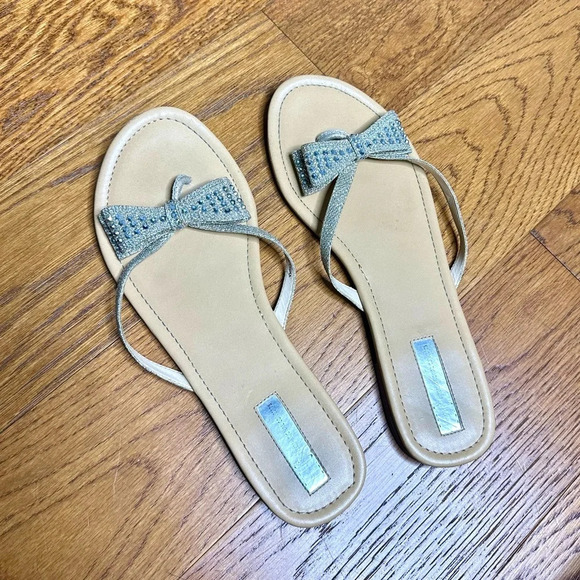 INC International Concepts Women’s Malissa Open Toe Bow Sandals - Picture 3 of 13